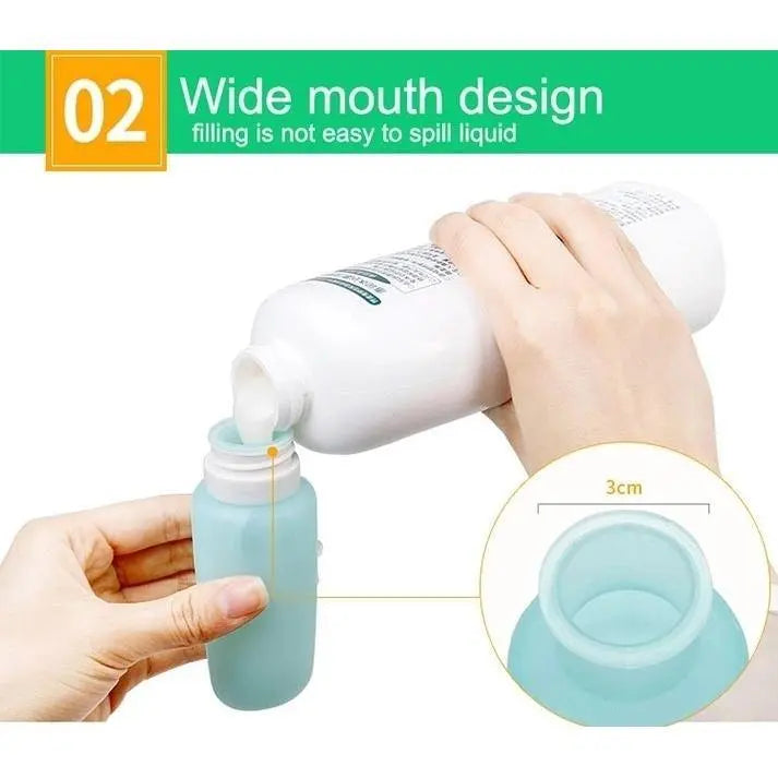 Toiletry Bottle - Silicone (Set of 3) freeshipping - BorderTribe