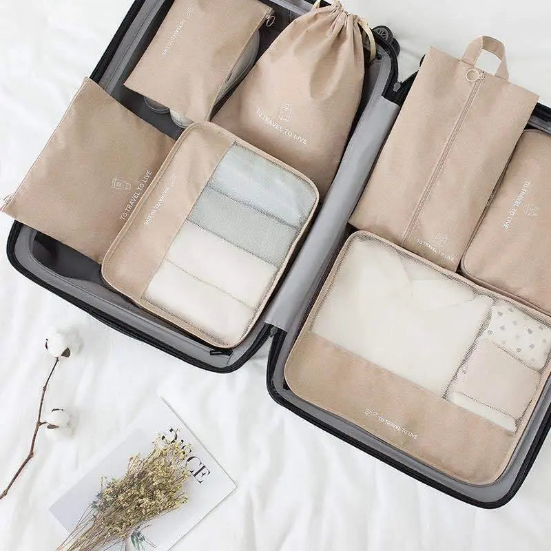 Packing Cubes for Travel (7 Piece Organizer Set)