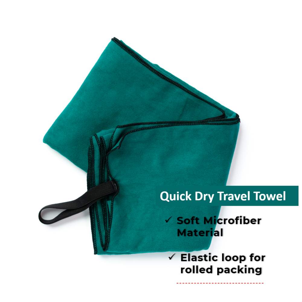 Travel Towel for Bath Large - New & Improved | Microfiber | Quick Dry & Super Absorbent